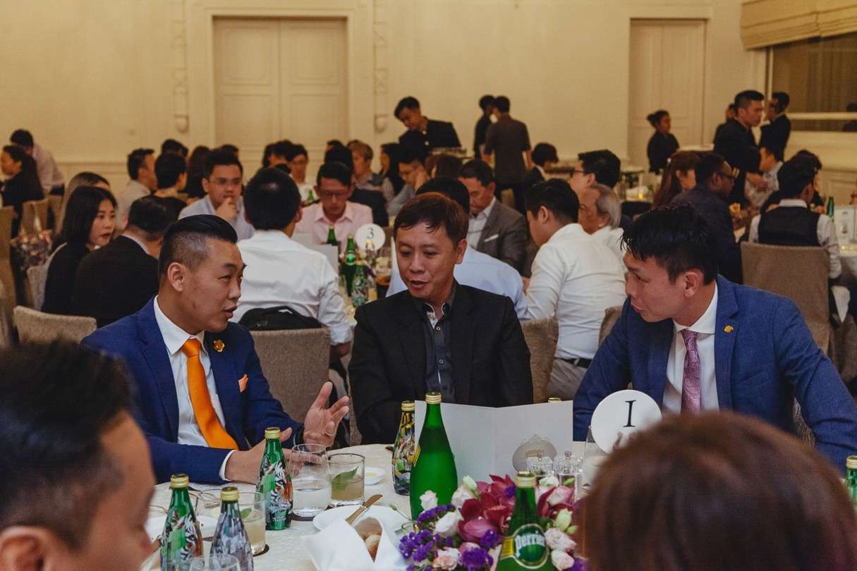 From left: President ABSS Mr Steven Chen, CEO e2i Mr Gilbert Tan, VP (Bar) ABSS Mr Benjamin Tan