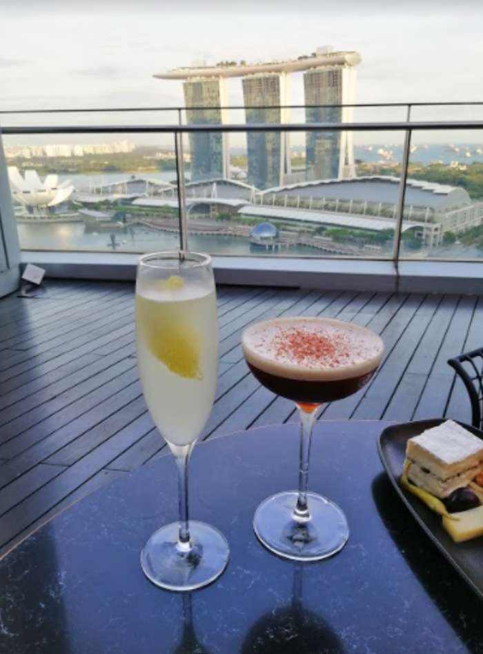 From left: VUE’s French 75 and Café Royale No. 2 (Image courtesy of VUE)